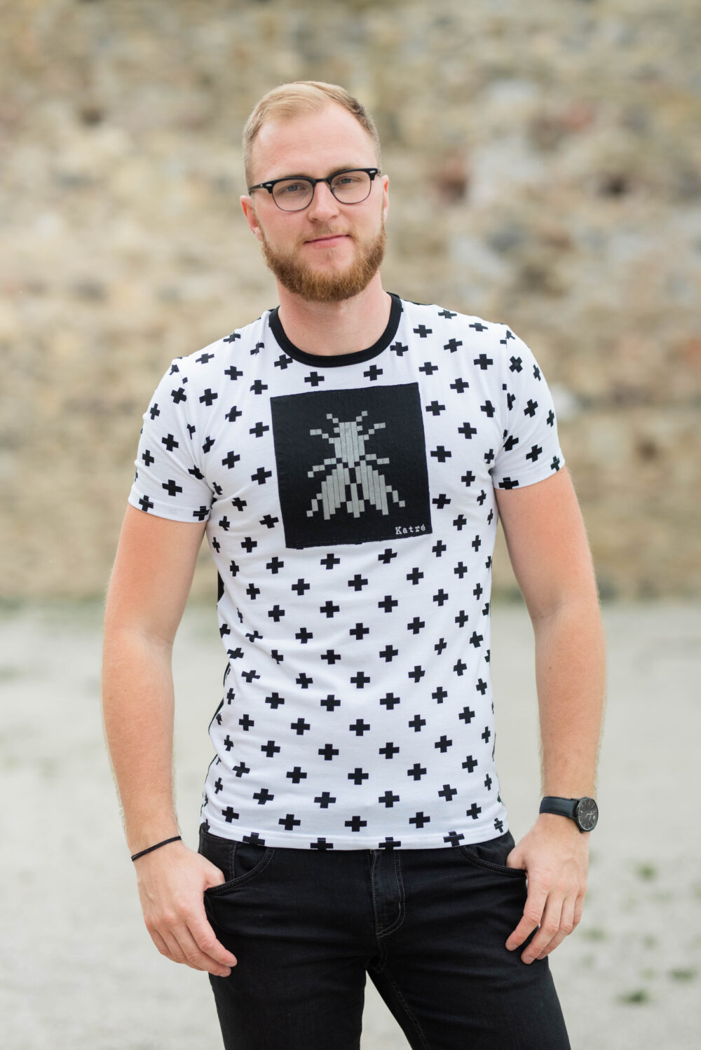 UNISEX T-shirt with reflective fly